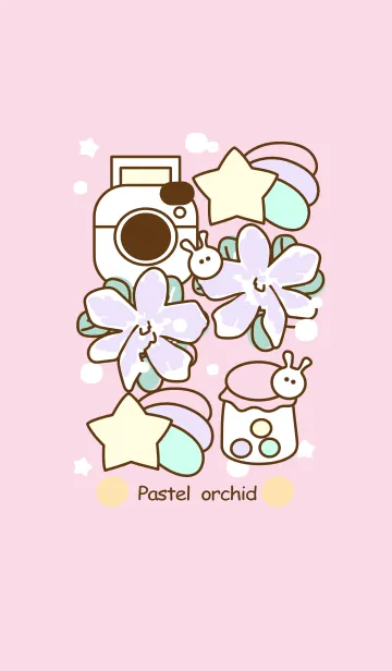 [LINE着せ替え] Beautiful pastel orchid 9の画像1