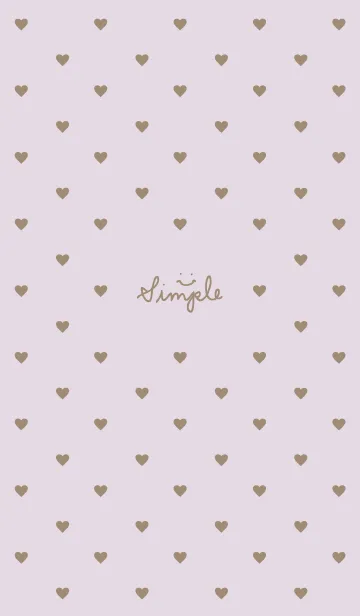 [LINE着せ替え] 大人ハート パープルの画像1