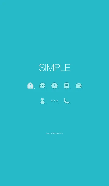 [LINE着せ替え] b22_25_グリーン6-9の画像1