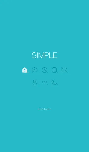 [LINE着せ替え] 623.25_グリーン6-6の画像1