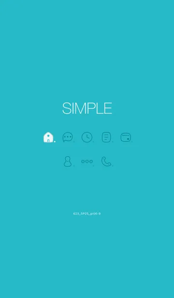 [LINE着せ替え] 623.25_グリーン6-9の画像1
