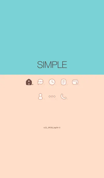 [LINE着せ替え] o22_26_ベージュ4-9の画像1