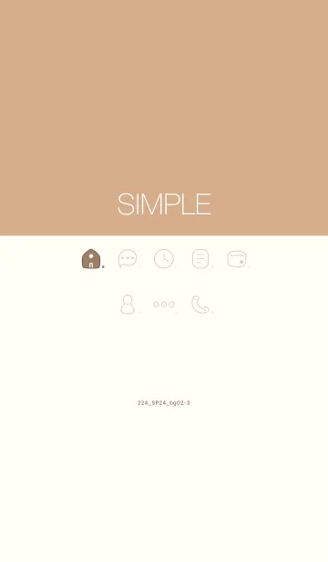 [LINE着せ替え] 224.24_ベージュ2-3の画像1