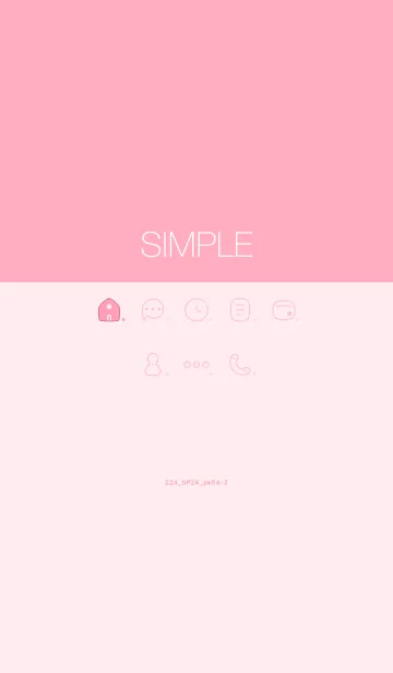 [LINE着せ替え] 224.24_ピンク4-3の画像1