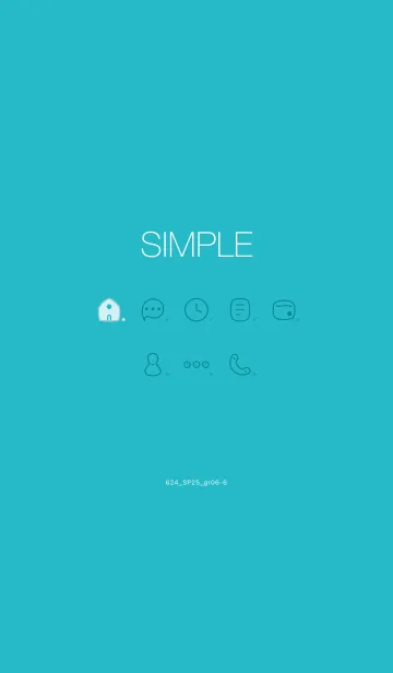 [LINE着せ替え] 624.25_グリーン6-6の画像1
