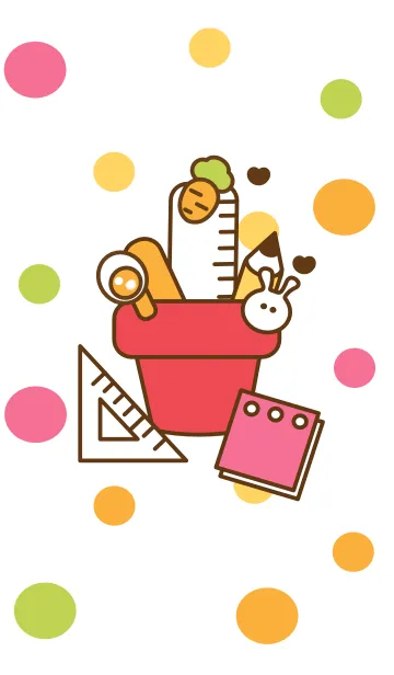 [LINE着せ替え] Cute stationery :)の画像1