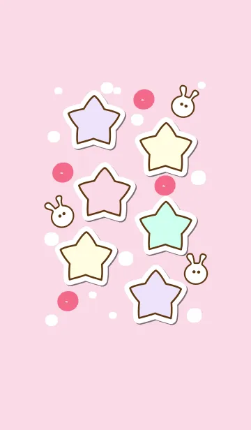 [LINE着せ替え] Star stickers 7の画像1