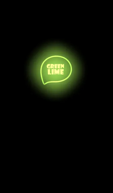 [LINE着せ替え] Lime Green Neon Theme Ver.10 (JP)の画像1