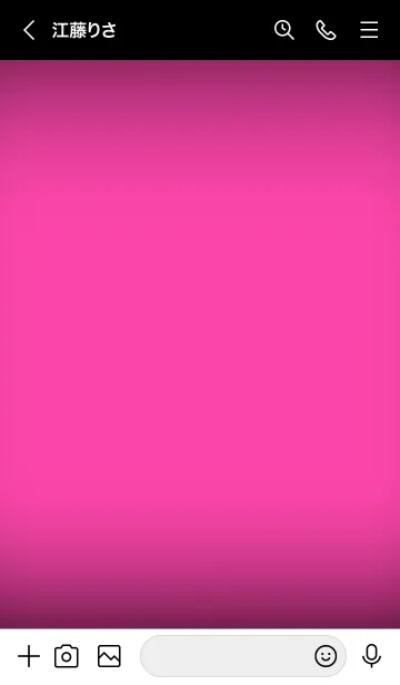 [LINE着せ替え] Fuchsia Pink  Neon Theme Ver.10 (JP)の画像3