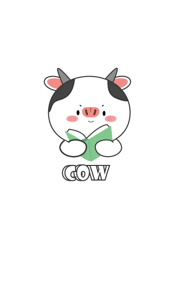 [LINE着せ替え] Cow Simple Theme (JP)の画像1