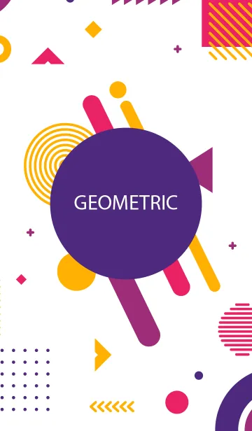 [LINE着せ替え] Flat Geometricの画像1