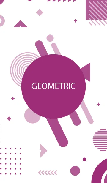 [LINE着せ替え] Flat Geometric 1.3の画像1