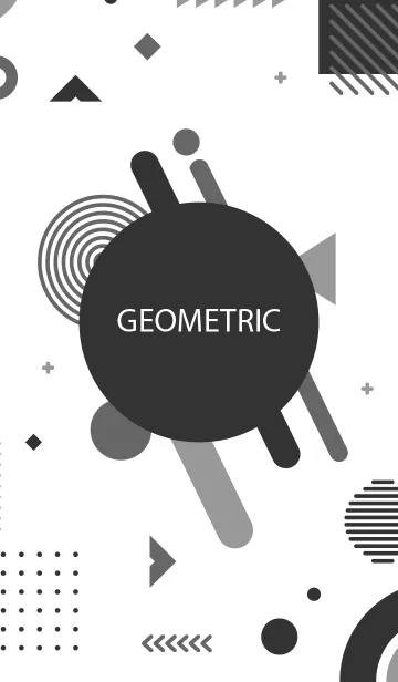 [LINE着せ替え] Flat Geometric 1.6の画像1