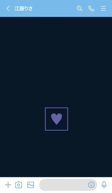 [LINE着せ替え] ボックス ハート 008の画像3