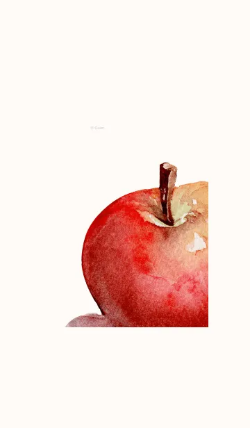 [LINE着せ替え] かわいいアップルの画像1