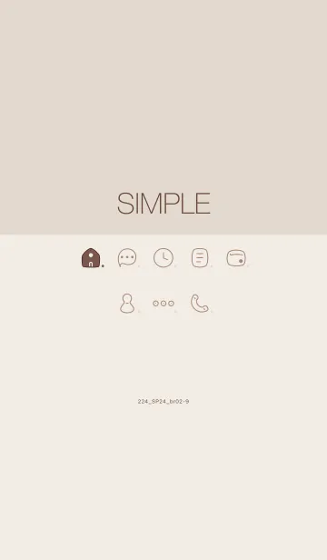 [LINE着せ替え] 224.24_ブラウン2-9の画像1