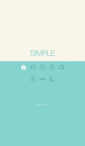 [LINE着せ替え] 224.24_グリーン7-9の画像1
