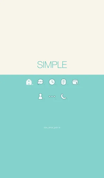 [LINE着せ替え] O24_24_グリーン7-6の画像1