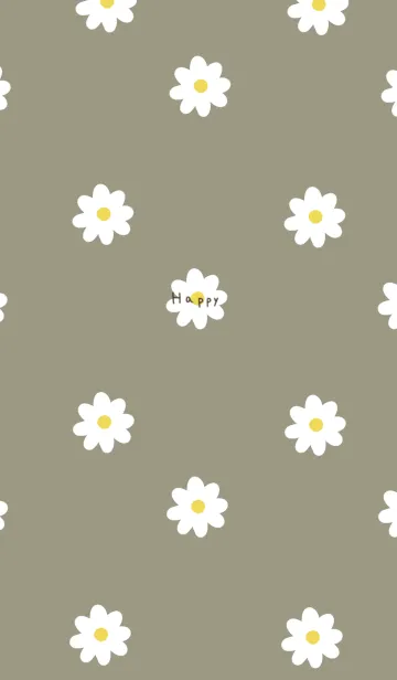 [LINE着せ替え] 大人可愛いデイジー柄。の画像1