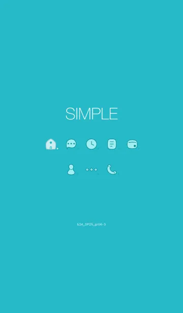 [LINE着せ替え] b24_25_グリーン6-9の画像1