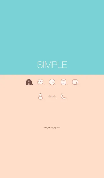[LINE着せ替え] o24_26_ベージュ4-9の画像1