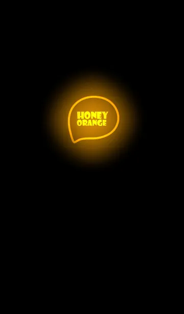 [LINE着せ替え] honey orange  Neon Theme Ver.10 (JP)の画像1