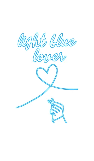 [LINE着せ替え] light blue  lover(Japan)の画像1