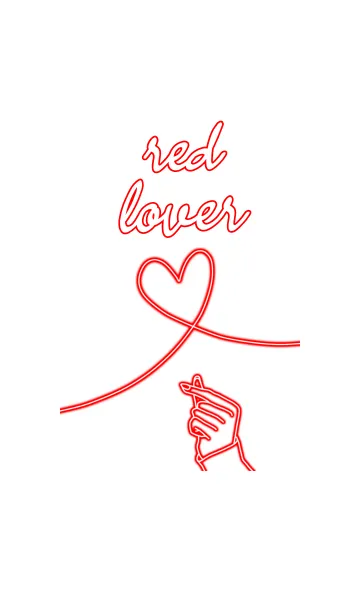 [LINE着せ替え] red  lover(Japan)の画像1