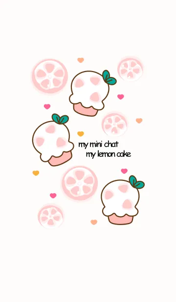 [LINE着せ替え] Pink lemon cake 15の画像1