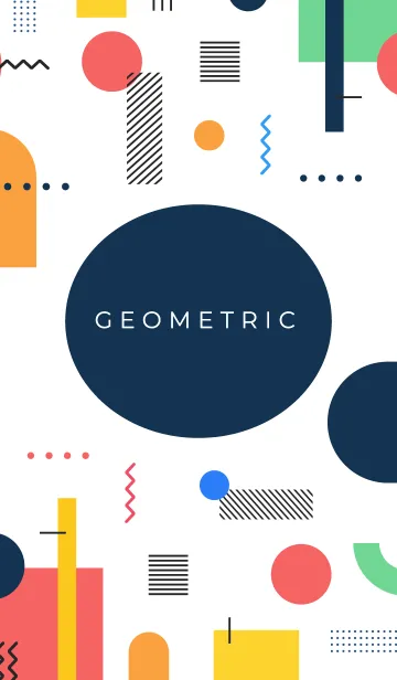 [LINE着せ替え] Flat Geometric 2の画像1