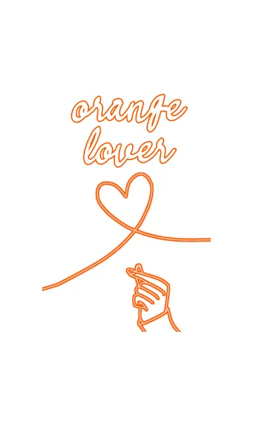 [LINE着せ替え] orange  lover(Japan)の画像1