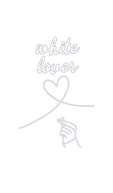 [LINE着せ替え] white  lover(Japan)の画像1