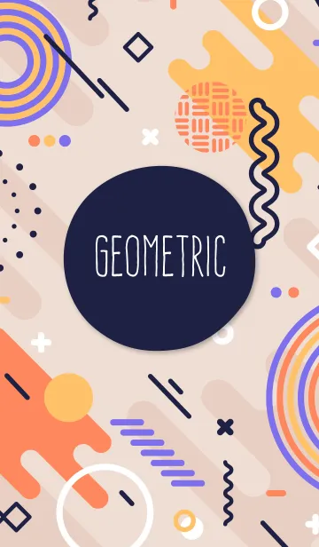 [LINE着せ替え] Flat Geometric 3の画像1