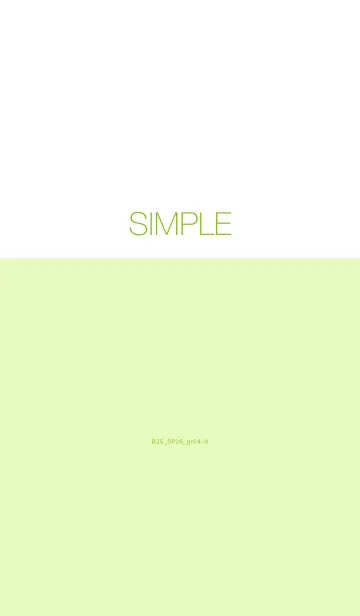 [LINE着せ替え] B25.26_グリーン4-9の画像1