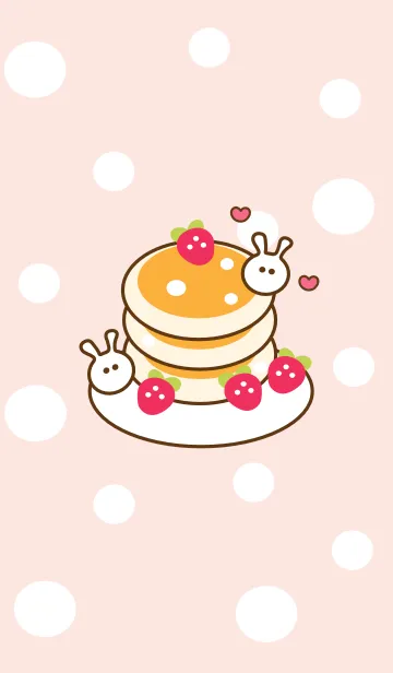 [LINE着せ替え] Pancake & Bunny 2の画像1