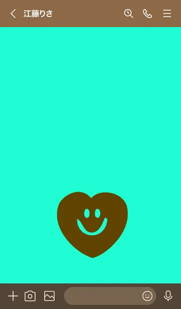 [LINE着せ替え] スマイル ハート 108の画像3