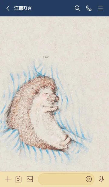 [LINE着せ替え] ハリネズミの日常生活 04の画像3