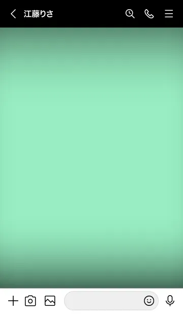 [LINE着せ替え] Mint Green Neon Theme Ver.10 (JP)の画像3