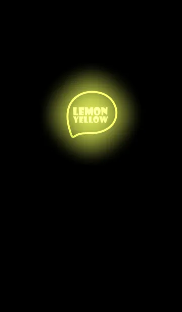 [LINE着せ替え] Lemon Yellow Neon Theme Ver.10 (JP)の画像1
