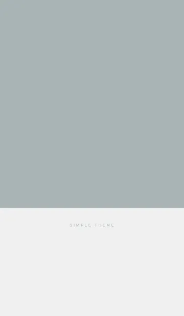 [LINE着せ替え] Simple / Theme / Blue Gray x Light Grayの画像1