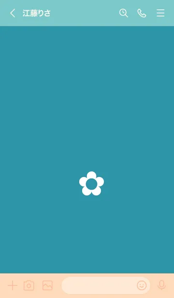 [LINE着せ替え] ザ シンプル ミニ フラワー 52の画像3