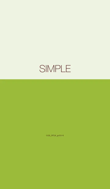 [LINE着せ替え] O26_24_グリーン3-6の画像1