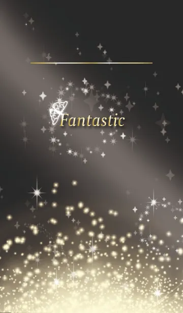 [LINE着せ替え] 黒とピンク : 幻想的な蝶の画像1