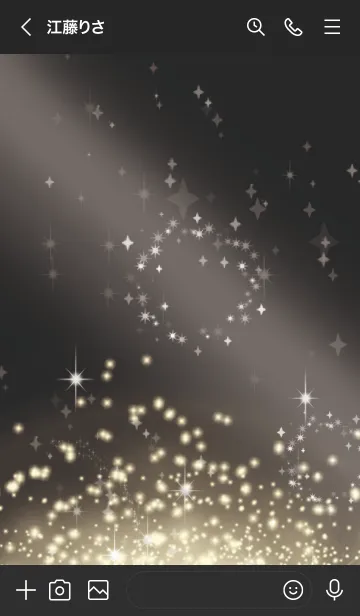 [LINE着せ替え] 黒とピンク : 幻想的な蝶の画像3