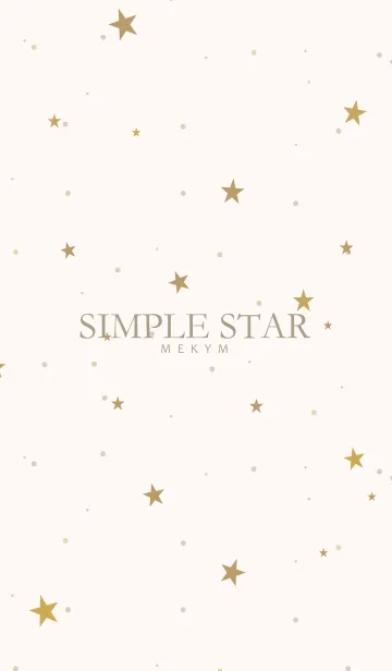 [LINE着せ替え] SIMPLE STAR-NATURAL YELLOW 5の画像1