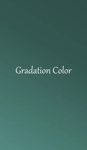 [LINE着せ替え] Gradation Color *Green 2*の画像1