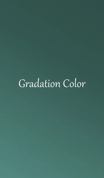 Gradation Color *Green 2*の着せ替えメイン画像