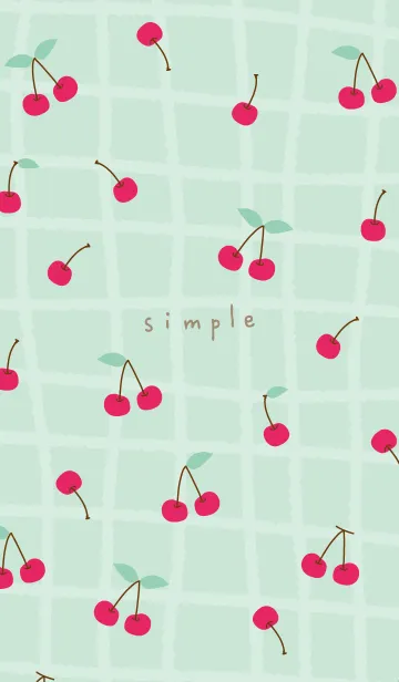 チェリー かわいい19のLINE着せ替え