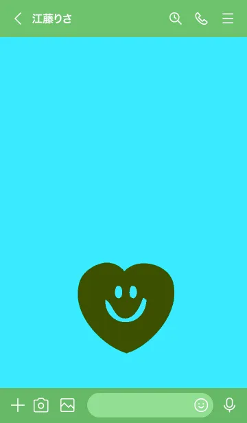 [LINE着せ替え] スマイル ハート 109の画像3