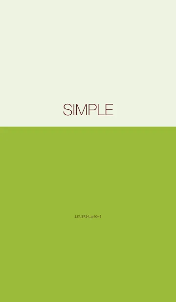 [LINE着せ替え] 227.24_グリーン3-6の画像1